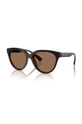 Armani Exchange okulary przeciwsłoneczne jednolita brązowy 0AX4148SU.835773