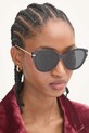 Солнцезащитные очки Michael Kors круглые чёрный 0MK2229D