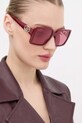 Gucci okulary przeciwsłoneczne prostokątne bordowy GG1692S