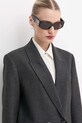 Balenciaga ochelari de soare uniforme maro BB0360S