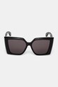 Akcesoria Alexander McQueen okulary przeciwsłoneczne AM0467S czarny