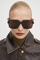 Bottega Veneta okulary przeciwsłoneczne BV1317SK brązowy