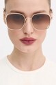 Сонцезахисні окуляри Chloé прямокутна золотий CH0255SK