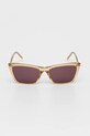 Saint Laurent okulary przeciwsłoneczne SL.737.MICA.THIN beżowy AA00