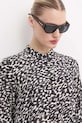 Saint Laurent ochelari de soare dreptunghiular negru SL.740