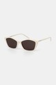 Saint Laurent occhiali da sole a tinta unita beige SL.775