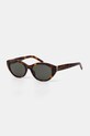 Sluneční brýle Saint Laurent kulaté oranžová SL.M148