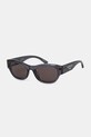 Balenciaga occhiali da sole a tinta unita grigio BB0389SK