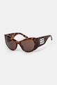 Balenciaga occhiali da sole occhi di gatto arancione BB0393S