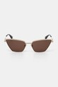 Alexander McQueen occhiali da sole AM0501S oro AA00