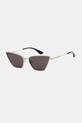 Alexander McQueen okulary przeciwsłoneczne kocie oczy srebrny AM0501S