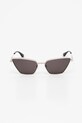 Alexander McQueen okulary przeciwsłoneczne AM0501S srebrny AA00