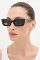Γυαλιά ηλίου Gucci ορθογώνιο μαύρο GG1827S