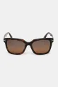 Tom Ford okulary przeciwsłoneczne Selby FT0952.5552H bordowy AA00