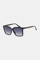 Guess okulary przeciwsłoneczne prostokątne czarny GU00099.5501B