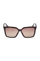 Guess okulary przeciwsłoneczne GU00099.5552H bordowy AA00