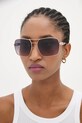 Сонцезахисні окуляри Guess авіатор золотий GU00159.6328B