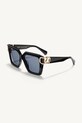 Valentino ochelari de soare V - UNO dreptunghiular negru VLS.107E