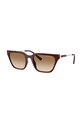 Armani Exchange ochelari de soare ochi de pisică burgundia 0AX4158S