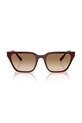 Armani Exchange ochelari de soare 0AX4158S burgundia AA00