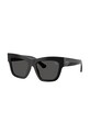 Burberry okulary przeciwsłoneczne jednolita czarny 0BE4449