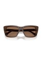 Emporio Armani okulary przeciwsłoneczne 0EA4246U brązowy