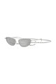 Michael Kors ochelari de soare aviator argintiu 0MK1164