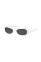 Versace okulary przeciwsłoneczne jednolita biały 0VE4487