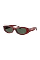 Versace okulary przeciwsłoneczne jednolita bordowy 0VE4487
