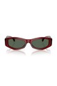 Versace ochelari de soare 0VE4487 burgundia AA00