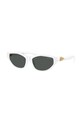 Versace okulary przeciwsłoneczne kocie oczy biały 0VE4491U