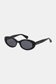 AllSaints ochelari de soare Carolyn ochi de pisică negru ALS5020