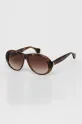 Vivienne Westwood okulary przeciwsłoneczne Frankie pilotki brązowy VW5102