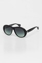 Vivienne Westwood ochelari de soare Frankie aviator negru VW5102