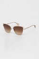Sluneční brýle Vivienne Westwood Ada hladký s detaily zlatá VW7010