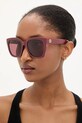 Gucci okulary przeciwsłoneczne kocie oczy bordowy GG1338S