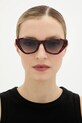 Moschino okulary przeciwsłoneczne MOS197/S bordowy AA00