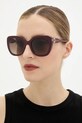 Marc Jacobs okulary przeciwsłoneczne kocie oczy bordowy MARC.852/S