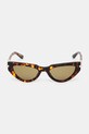 Alexander McQueen okulary przeciwsłoneczne AM0520S brązowy AA00
