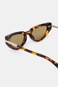 Akcesoria Alexander McQueen okulary przeciwsłoneczne AM0520S brązowy