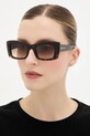 Alexander McQueen ochelari de soare ochi de pisică maro AM0526S