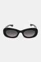 Alexander McQueen okulary przeciwsłoneczne AM0527S czarny AA00