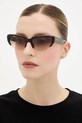 Alexander McQueen ochelari de soare nu maro AM0533S