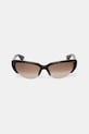Akcesoria Alexander McQueen okulary przeciwsłoneczne AM0533S brązowy