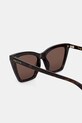 Akcesoria Alexander McQueen okulary przeciwsłoneczne AM0536S brązowy