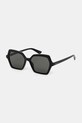 Alexander McQueen okulary przeciwsłoneczne jednolita czarny AM0537S