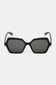Alexander McQueen okulary przeciwsłoneczne AM0537S czarny AA00