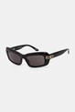 Balenciaga okulary przeciwsłoneczne jednolita czarny BB0432S
