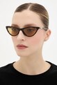 Bottega Veneta ochelari de soare uniforme maro BV1414S