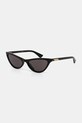 Bottega Veneta okulary przeciwsłoneczne jednolita czarny BV1414S